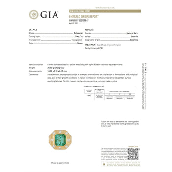 GIA Certified 5 Carat Colombian Emerald Unisex Ring in Textured Gold Setting – Assay Jewelers