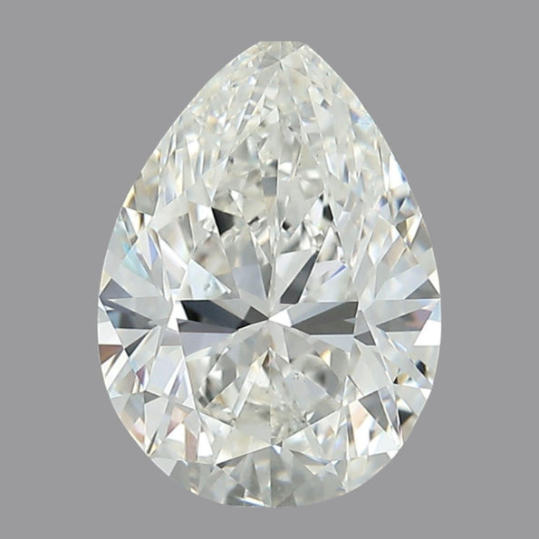 GIA Certified 6.76 Carat Pear Cut Diamond Stud Earrings
