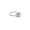 IGI Cert. 2.08 Carat Lab Grown Old European Cut Diamond Vintage 6-Prong Engagement Ring