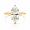IGI Cert. 3 Carat Marquise Lab Diamond Hidden Halo Engagement Ring