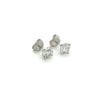 IGI Certified 2.1 Carat Total Round Cut Lab Grown CVD Diamond Stud Earring