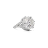 IGI Certified 9.54 Carat G/VS1 Lab Grown Diamond Vintage Platinum Ring