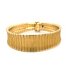 Matte Finish Flexible Bracelet in 18K Solid Yellow Gold