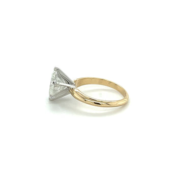 Natural 3.51 Carat Round Cut Diamond Solitaire Engagement Ring – Assay Jewelers