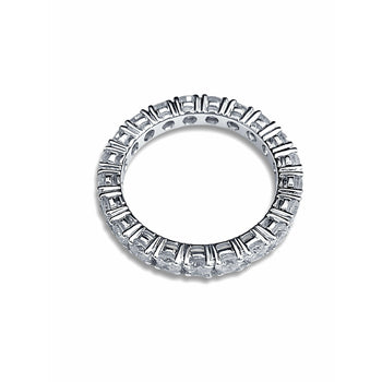 Natural Diamond Wedding Band in 18k white gold setting – Assay Jewelers