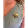 Paloma Picasso For Tiffany & Co. Celestial Star Geometric Pin Brooch in 18k Yellow Gold