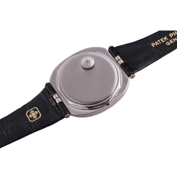 Patek Philippe "Jumbo UFO" Automatic Steel Purple 35mm Dial Leather Strap Watch – Assay Jewelers