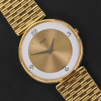 Piaget 2642 18K Gold Ultra-Thin Manual 2-Tone Dial 31mm Watch – Assay Jewelers