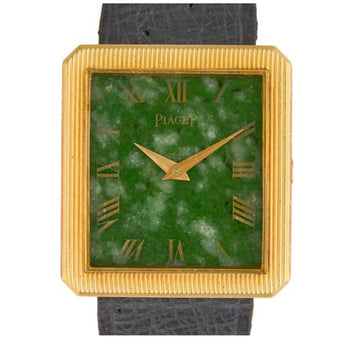 Piaget Protocole Jade Dial 18K Gold 25mm Vintage Watch – Assay Jewelers