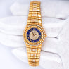 Piaget Tanagra Lapis Lazuli Diamond 18K Gold Bracelet Vintage Watch Full Set