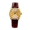 Rolex 34mm Oysterdate Precision 6294 Two Tone Honeycomb Bowtie Gold Watch