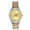 Rolex DateJust 16013 | 3 Carat Diamond Bezel and Roman Numeral Hour Marker with 36mm Dial