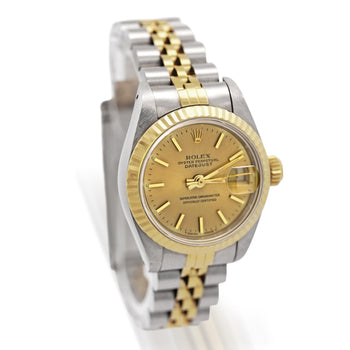 Rolex Datejust 69173 Vintage 2 Tone 26mm Fluted Jubilee Watch – Assay Jewelers