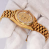 Rolex Datejust Presidential Champagne 18K Gold Diamond Dial Fluted Watch