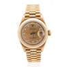 Rolex Datejust Presidential Champagne 18K Gold Diamond Dial Fluted Watch