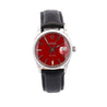 Rolex Red Dial Precision Oyster Date 34MM Watch