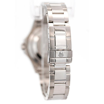 Rolex Yachtmaster 16622 40mm Platinum Bezel Ruby Gem Dial Steel Oyster Watch – Assay Jewelers
