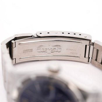 Rolex for Tiffany and Co Oyster Perpetual Date 15210 Dark Blue Dial Watch – Assay Jewelers