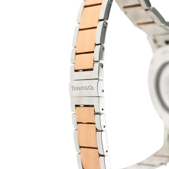 Tiffany & Co Atlas T1115 42mm Automatic 18K Rose Gold Steel 2 Tone Watch