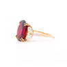 Van Cleef & Arpels 8.85 Carat No Heat Oval Ruby in 18k Yellow Gold Ring