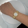 Van Cleef & Arpels La Collection 18K Gold Diamond Bezel Ladies Watch