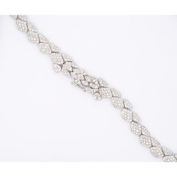 Vintage 17.6 Carat Round Diamond Pave Choker Necklace – Assay Jewelers