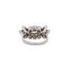 Vintage 1.85 Carat Marquise Cut Diamond Cocktail Platinum East-West Ring