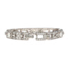 Vintage Art Deco 10 Carat Diamond Platinum Filigree Bracelet