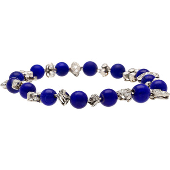 Vintage Art Deco Era Lapis & Diamond Platinum Bracelet – Assay Jewelers