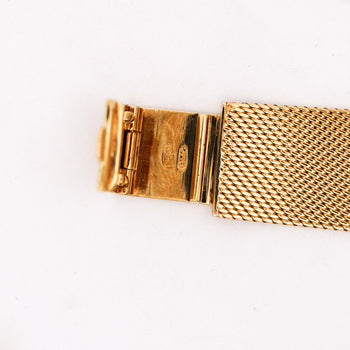Vintage Baume Mercier 18K Yellow Gold Manual Wind Mesh Bracelet Watch – Assay Jewelers