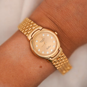 Vintage Rolex Cellini 6621 Diamond Hour Marker 18K Gold 26mm Watch – Assay Jewelers