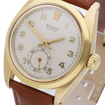 Vintage Rolex Oyster 6246 36mm Dial Small Seconds Manual Wind Watch Circa 1972 – Assay Jewelers