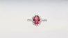GIA Certified 1.81 Carat No-heat Padparadscha Sapphire & Diamond Ring
