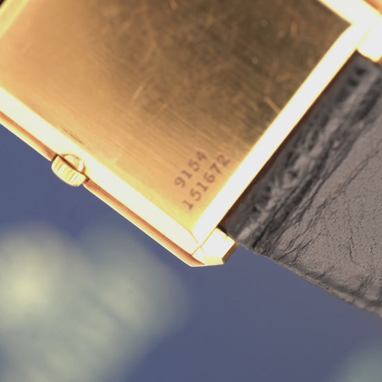 Piaget Protocole Jade Dial 18K Gold 25mm Vintage Watch